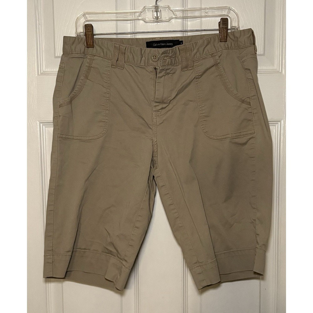 Calvin Klein Jeans Shorts Size 10 Brown Women